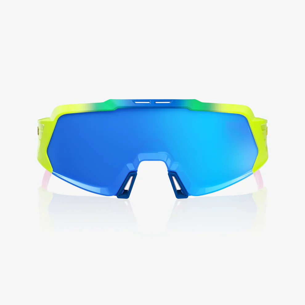 100% KORBIN X - Satin Blue - Blue Mirror Lenses Sunglasses - Image 2