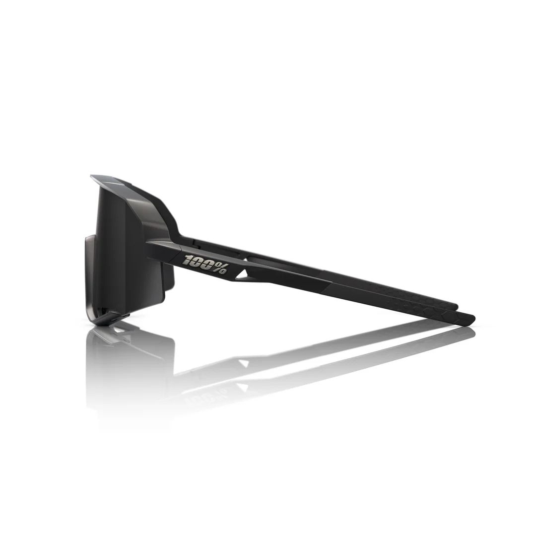100% SLENDALE Cycling Sunglasses - Matte Black - Smoke - Image 2