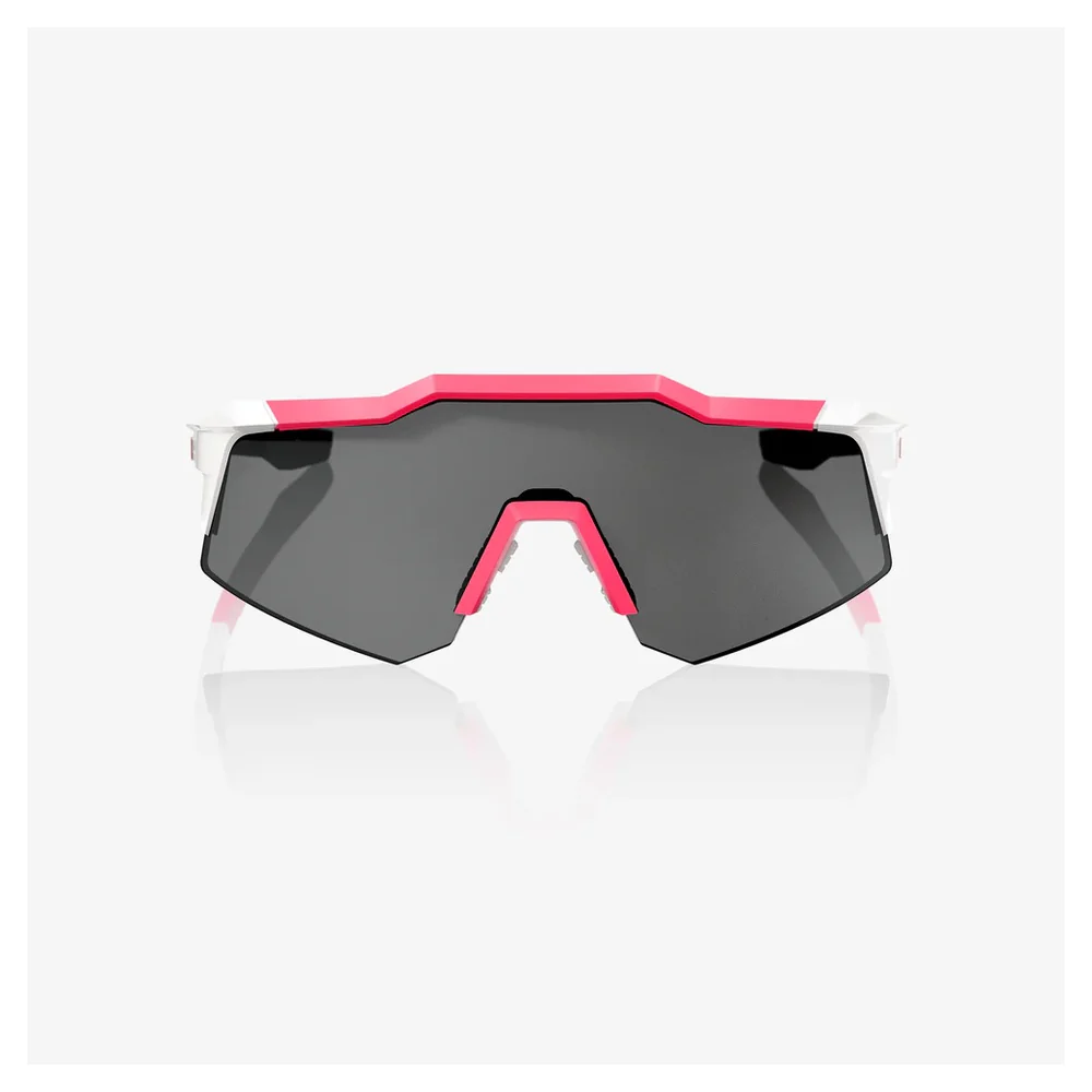 100% Speedcraft XS Cycling Sunglasses - Puddy Pink White Smoke - Image 2