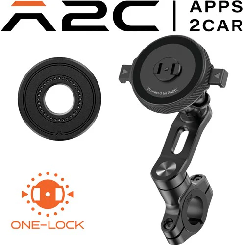 A2C Magnetic Out Front Phone Holder - Handlebar Mount