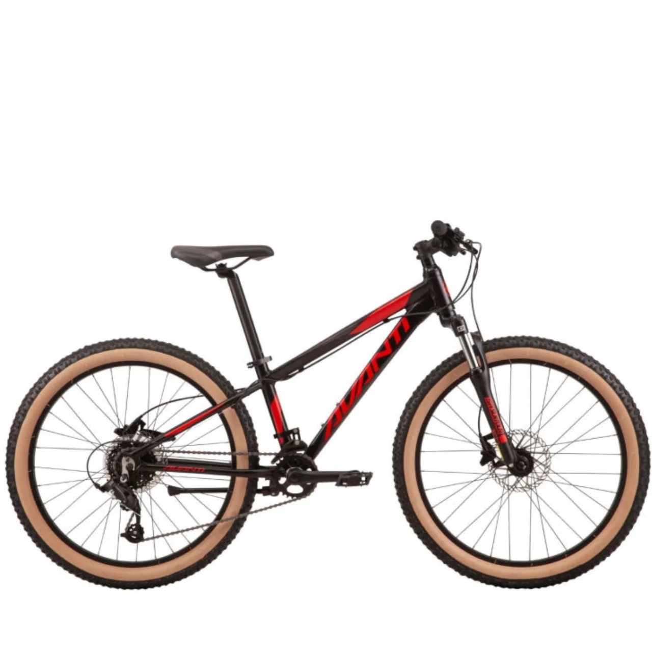 Avanti Montari Jnr 24" Kids Mountain Bike - Black/Red
