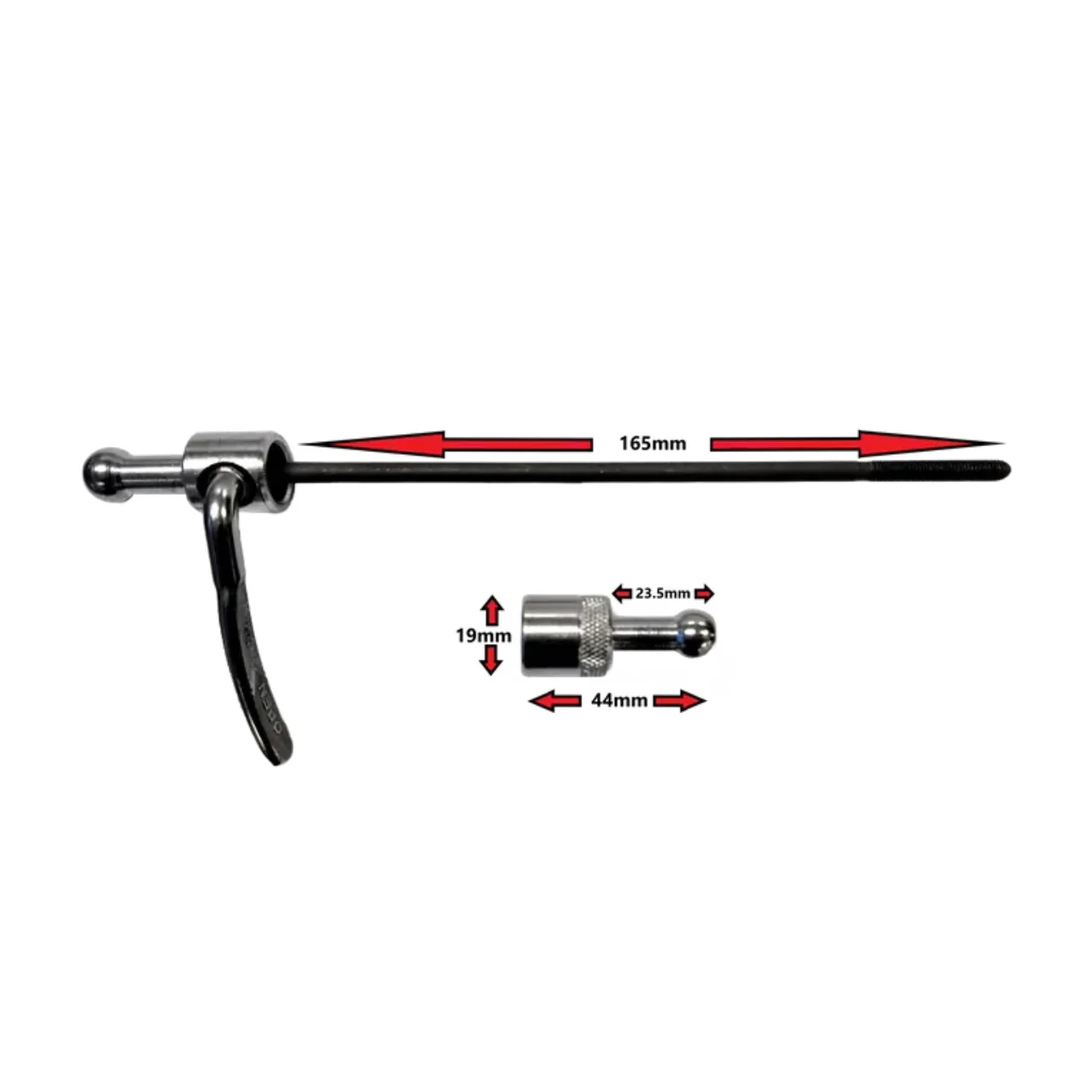 Axle QUICK RELEASE to suit Single wheel Cargo Trailer