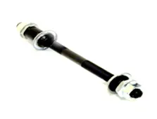 BikeLane Cr-Mo Rear Axle - 3/8" x 26T x 180mm With Cone & Nut