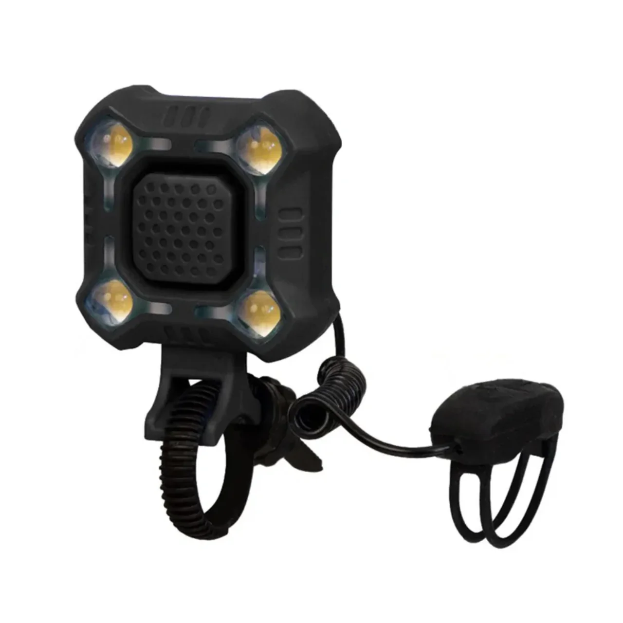 Azur Quad 300 Lumen USB Bike Front Light with Siren