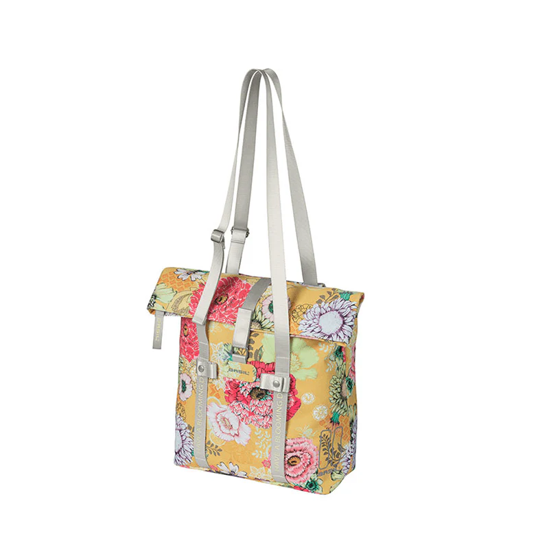 Basil Bloom Field 15-20L Bicycle Shopper Bag - Yellow - Image 12