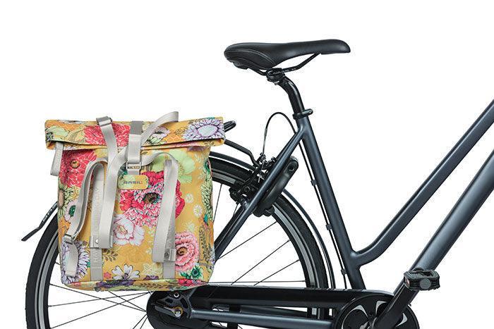 Basil Bloom Field 15-20L Bicycle Shopper Bag - Yellow - Image 3