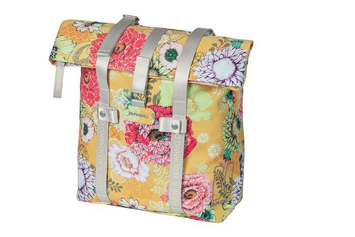 Basil Bloom Field 15-20L Bicycle Shopper Bag - Yellow - Image 7