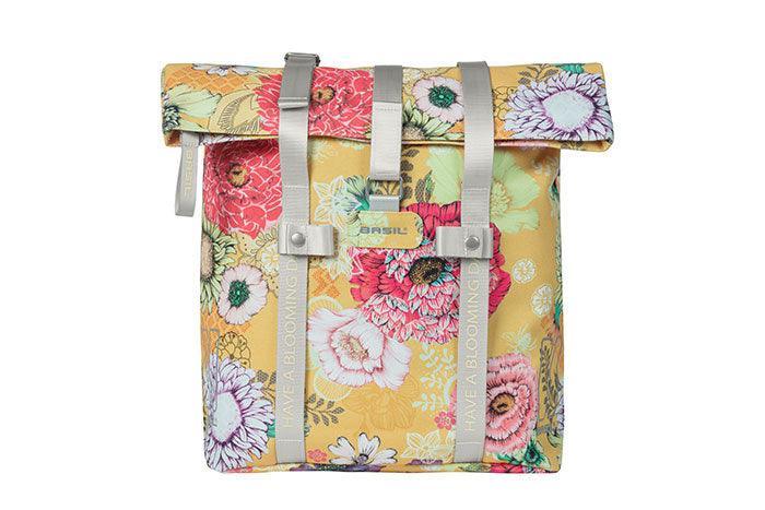 Basil Bloom Field 15-20L Bicycle Shopper Bag - Yellow - Image 8