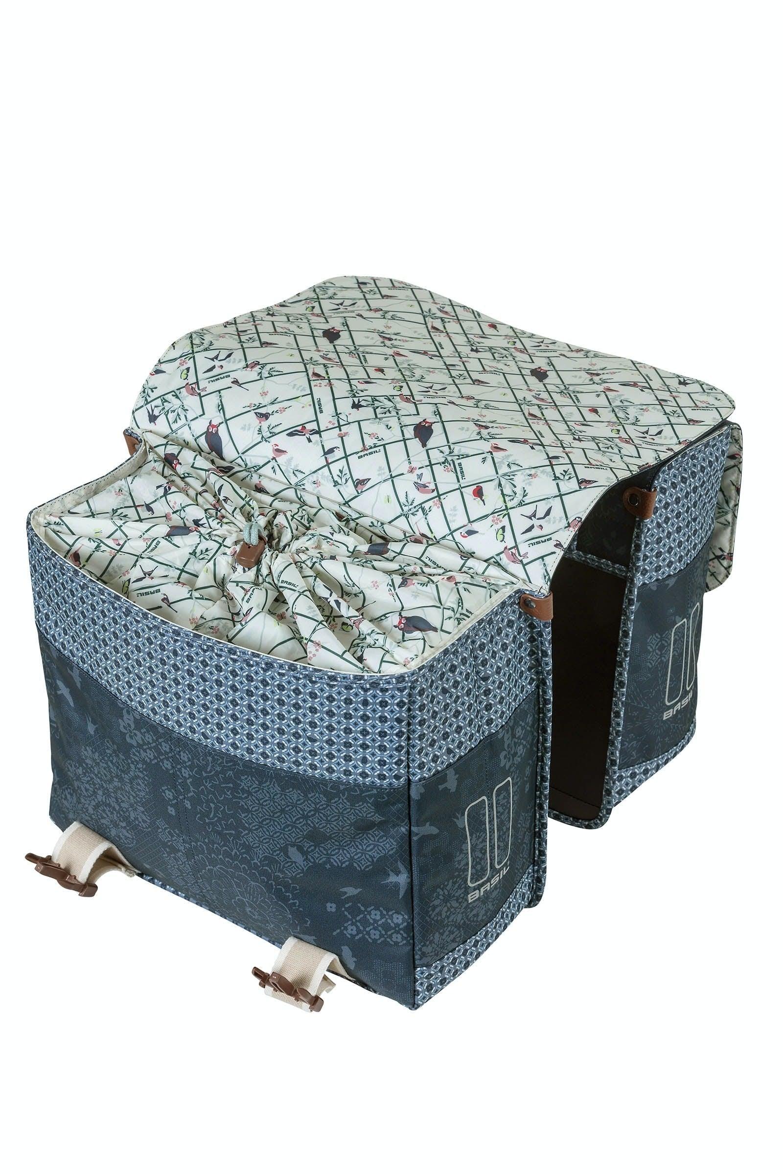 Basil Boheme 35L Double Bag - Indigo Blue - Image 4