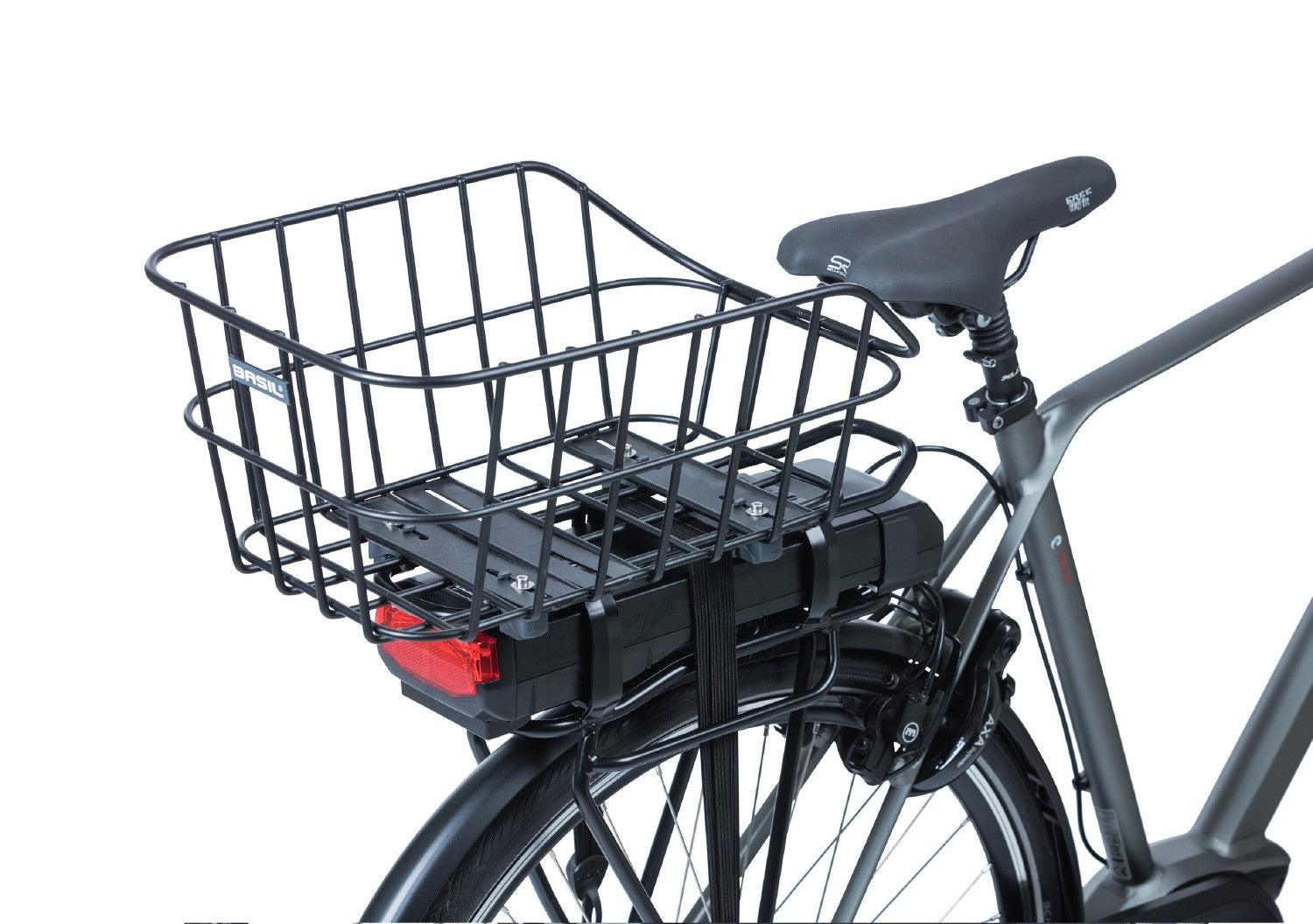 BASIL Cento Alu Rear Basket WSL - Black - Image 3