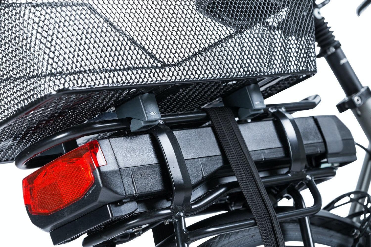 Basil Cento WSL - Bicycle Basket - Rear - Black - Image 4