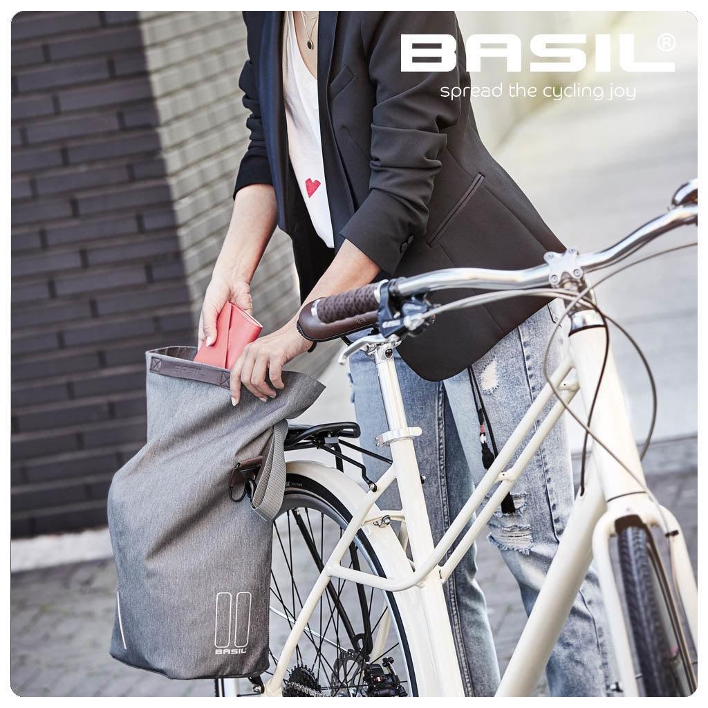 Basil City 14-16L Bicycle Shopper - Black - Image 6