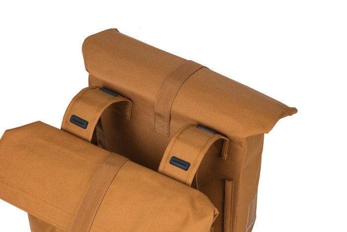 Basil City 28-32L Double Bag - Camel Brown - Image 3