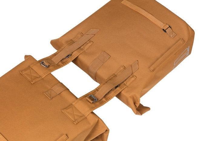 Basil City 28-32L Double Bag - Camel Brown - Image 4
