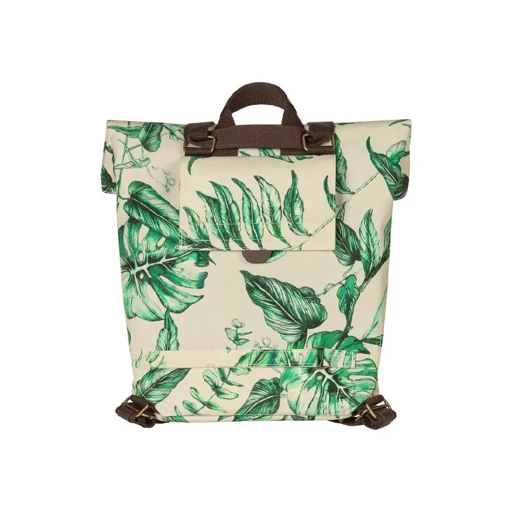 Basil Ever-Green Backpack Pannier Bag - Sandshell Beige - Image 3