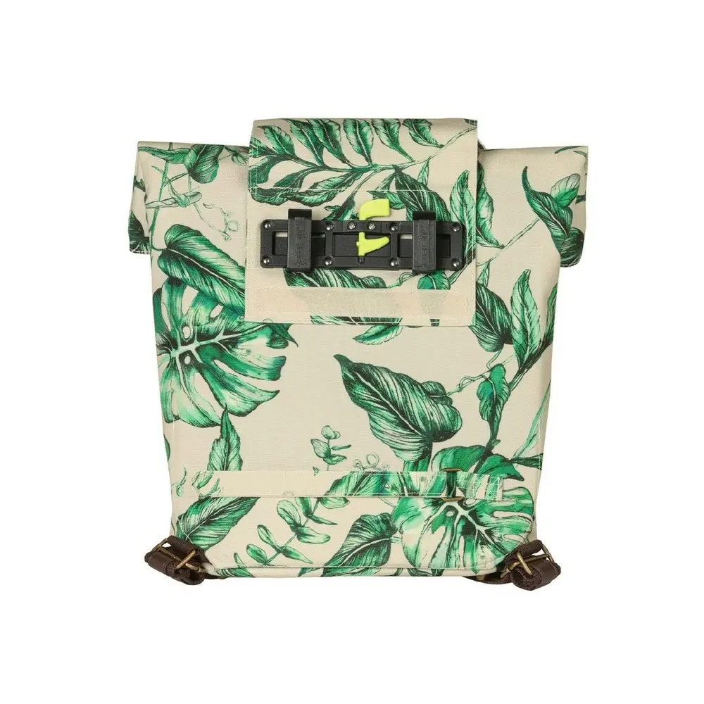 Basil Ever-Green Backpack Pannier Bag - Sandshell Beige - Image 4