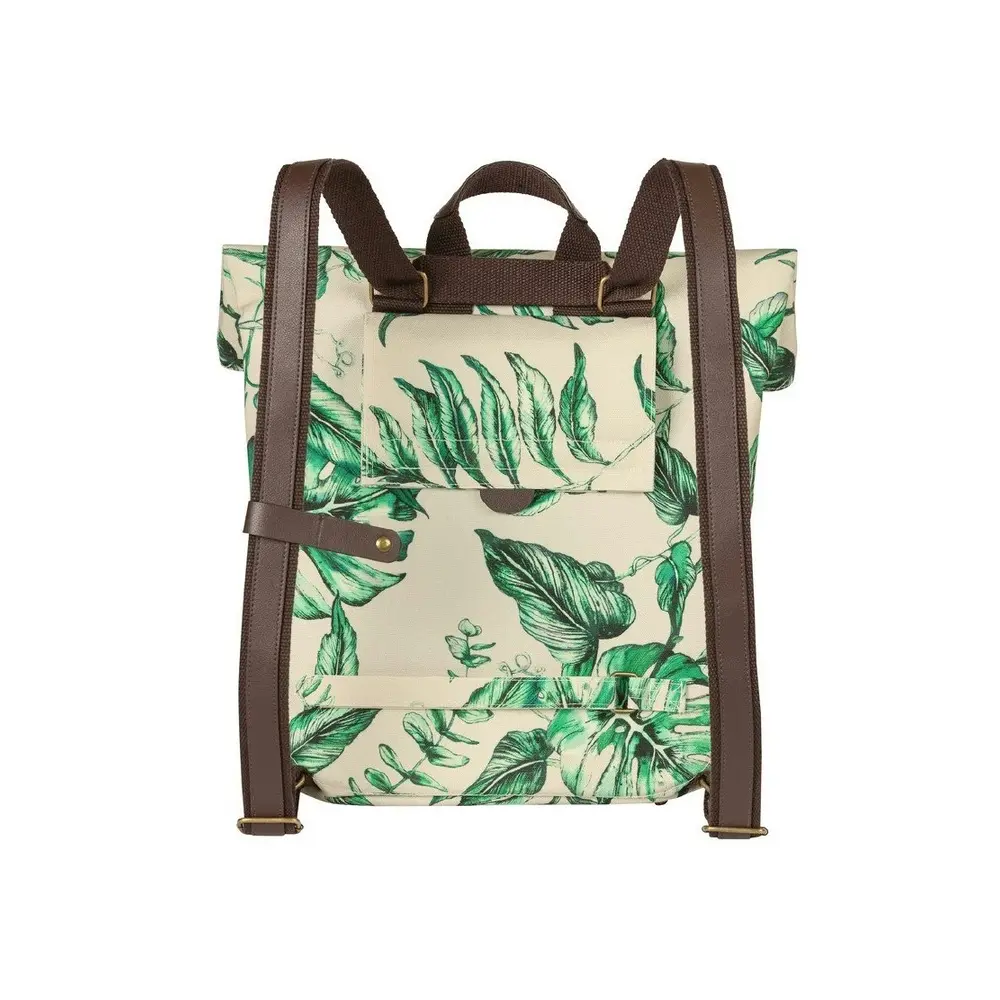 Basil Ever-Green Backpack Pannier Bag - Sandshell Beige - Image 6