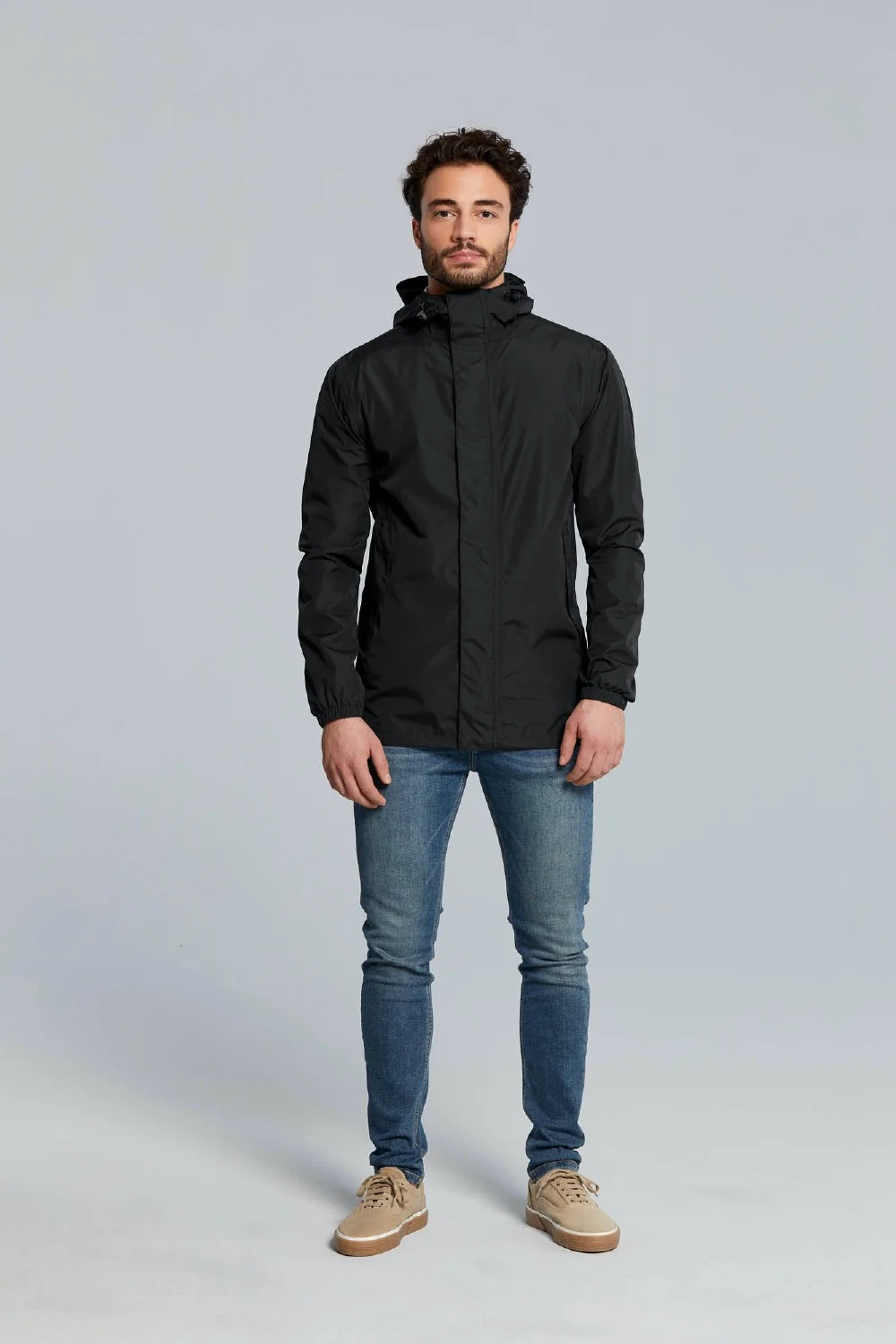 BASIL HOGA Bicycle Rain Jacket Unisex - Olive - Image 4