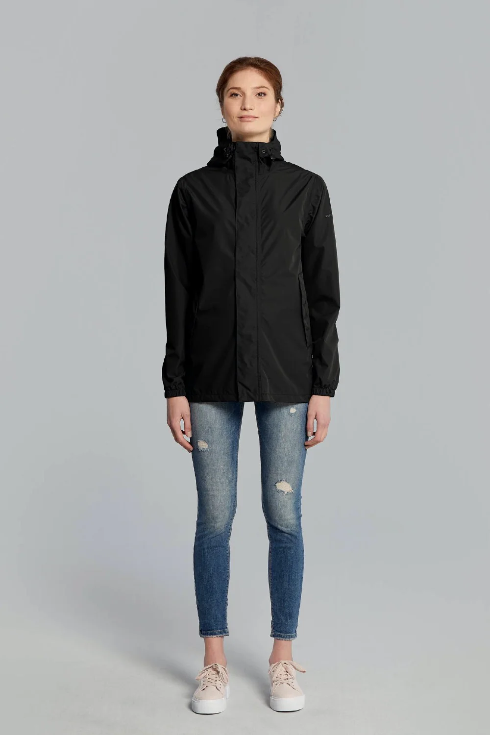 BASIL HOGA Bicycle Rain Jacket Unisex - Black - Image 3