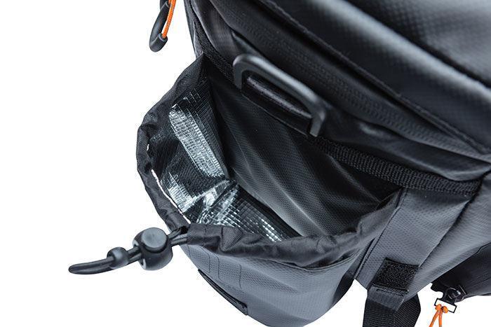 Basil Miles 9-36L Tarpaulin Trunkbag XL Pro - Black / Orange - Image 3