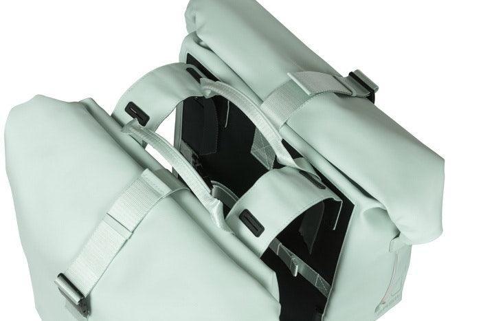 Basil Soho 41L Double Bag Nordlicht - Pastel Green - Image 2