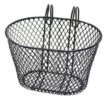 BASKET Kids Steel Wire Mesh 24 x 18 x 15 - Black