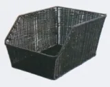 Basket Rear DARK Polyrattan Wicker - 450x300x220mm
