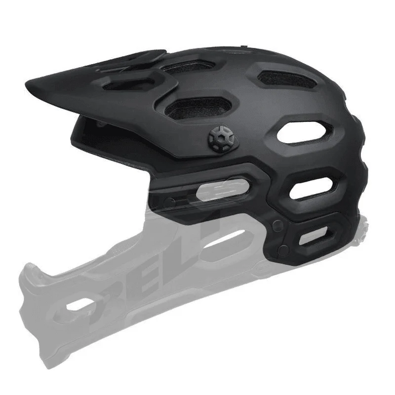 Bell Super 3R (MIPS) MTB Helmet - Matt Black / Grey - Image 2