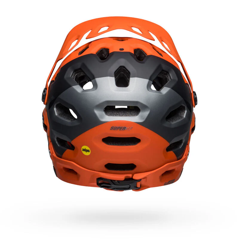Bell Super 3R (MIPS) MTB Helmet - Matt Orange / Black - Image 4
