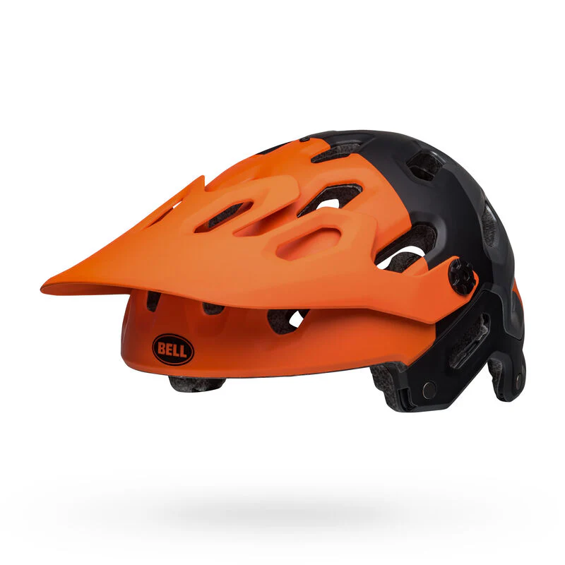 Bell Super 3R (MIPS) MTB Helmet - Matt Orange / Black - Image 6