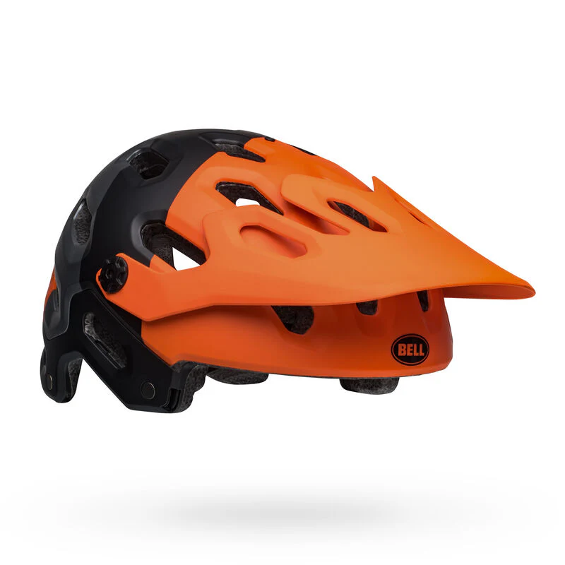 Bell Super 3R (MIPS) MTB Helmet - Matt Orange / Black - Image 7
