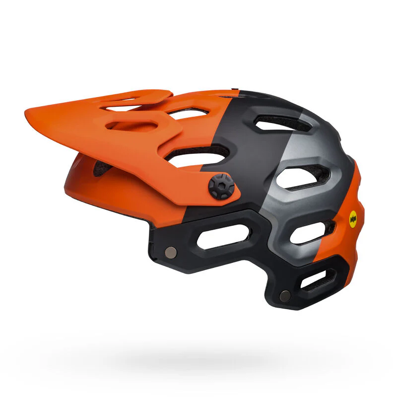 Bell Super 3R (MIPS) MTB Helmet - Matt Orange / Black - Image 8