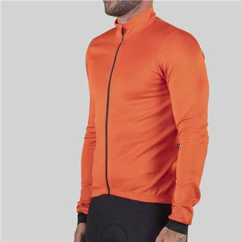 Bellwether Thermal Long Sleeve Jersey - Orange - Image 2