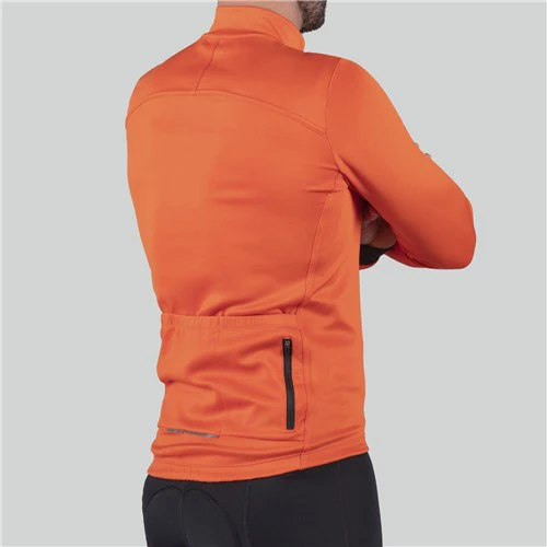 Bellwether Thermal Long Sleeve Jersey - Orange - Image 3