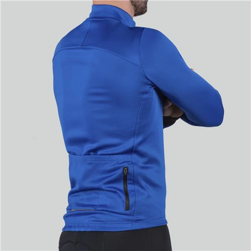 Bellwether Thermal Long Sleeve Jersey - Royal Blue - Image 4
