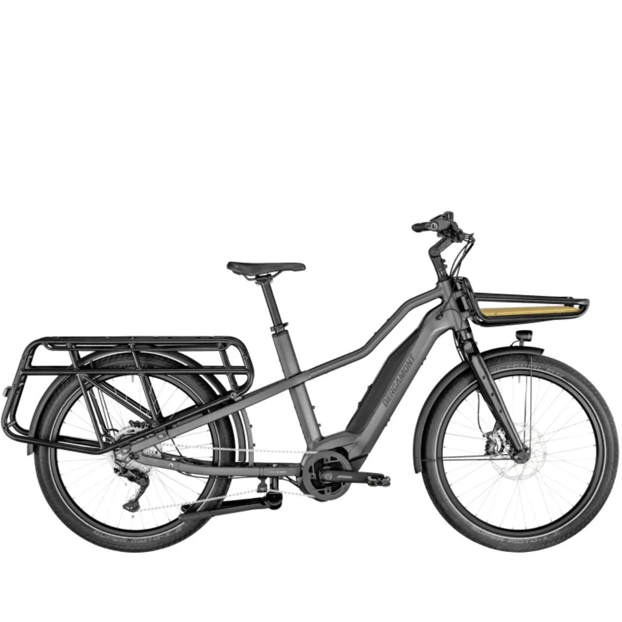 Bergamont E-Cargoville LT Edition Electric Cargo Bike - Anthracite/Black