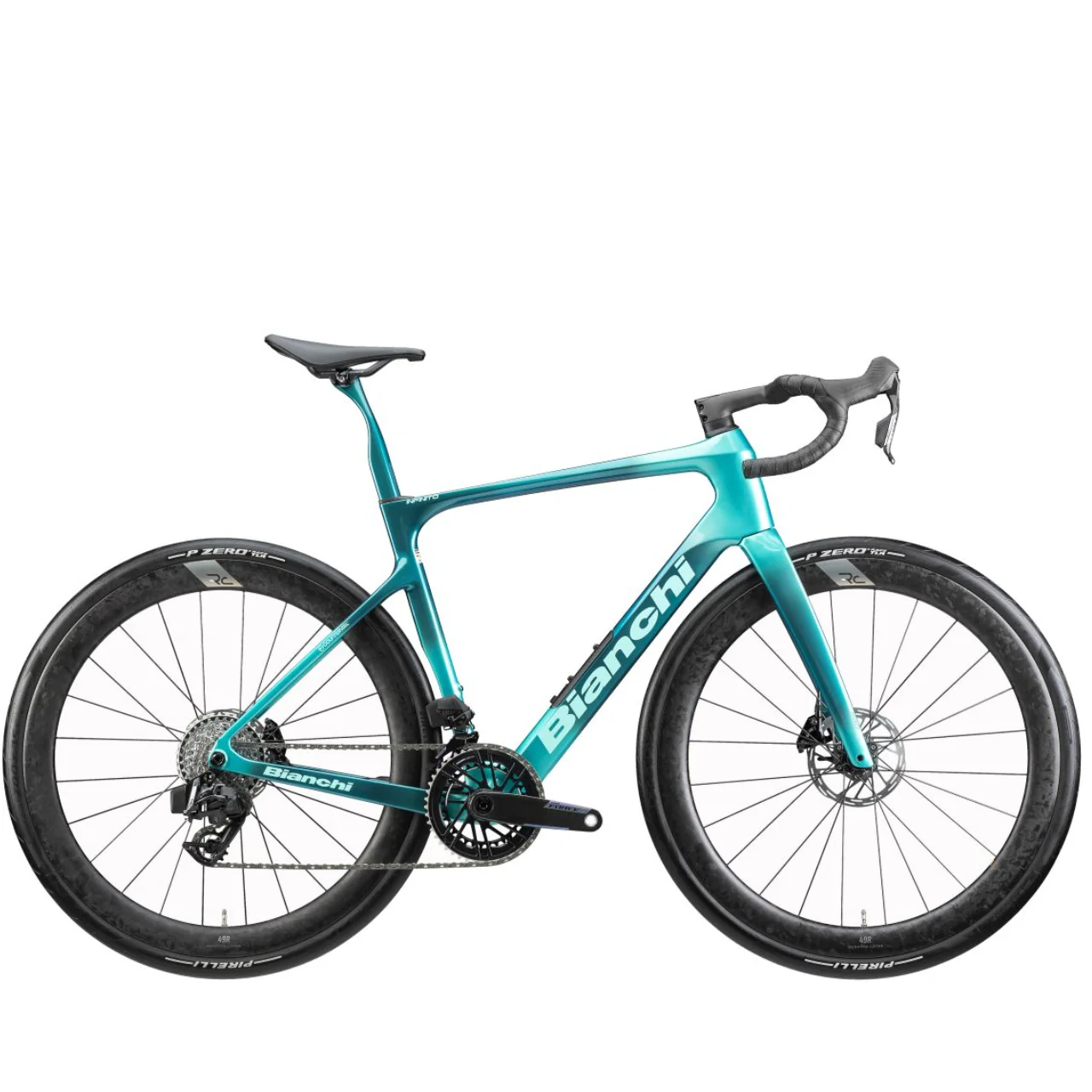 Bianchi Infinito Pro Road Bike - Force eTAP AXS E1 - Celeste