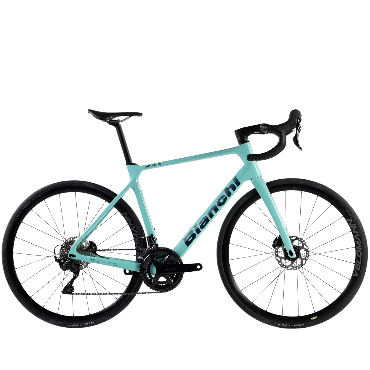 Bianchi Infinito Road Bike - Celeste/Black