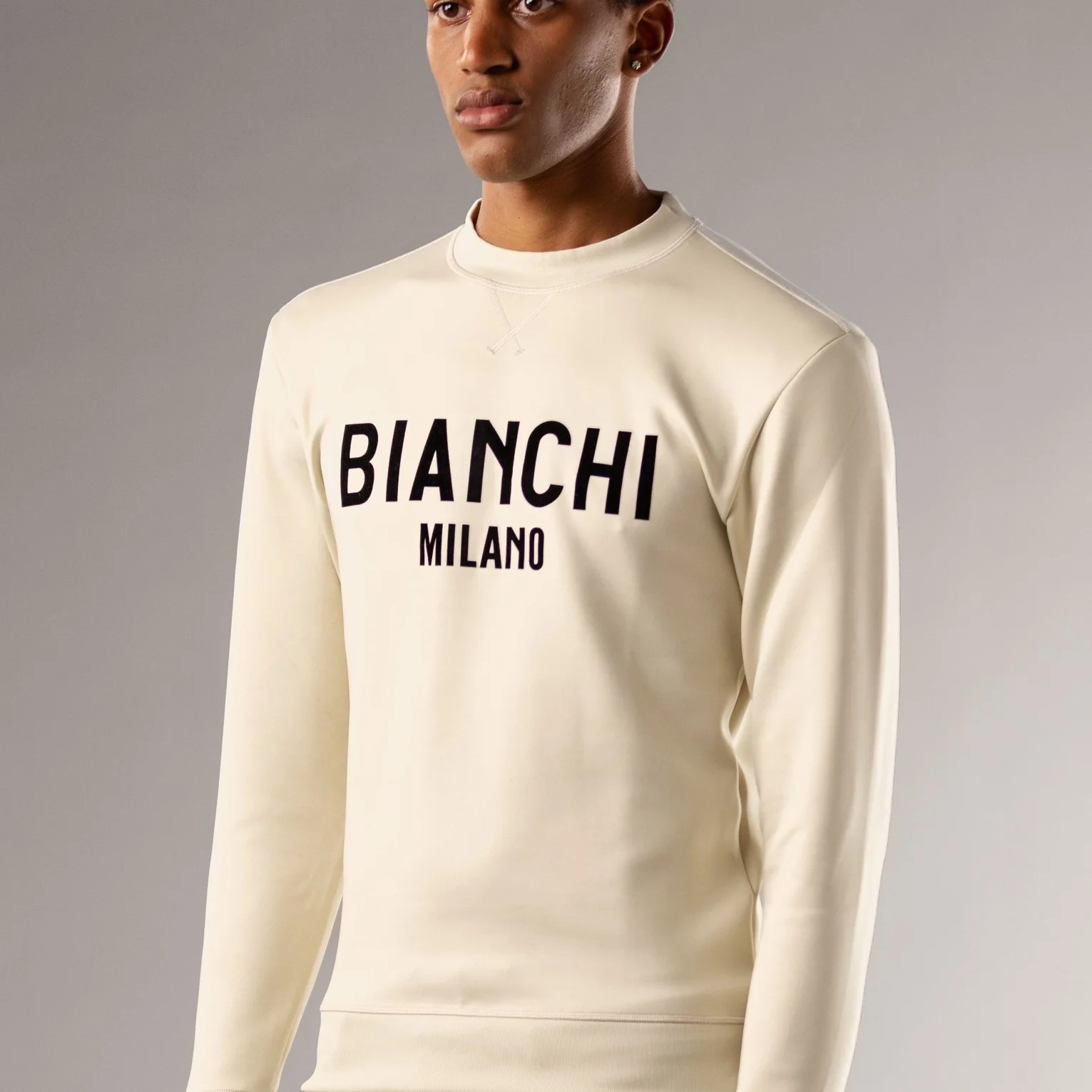 Bianchi Lifestyle Scuba Sweatshirt Unisex - Ecrù