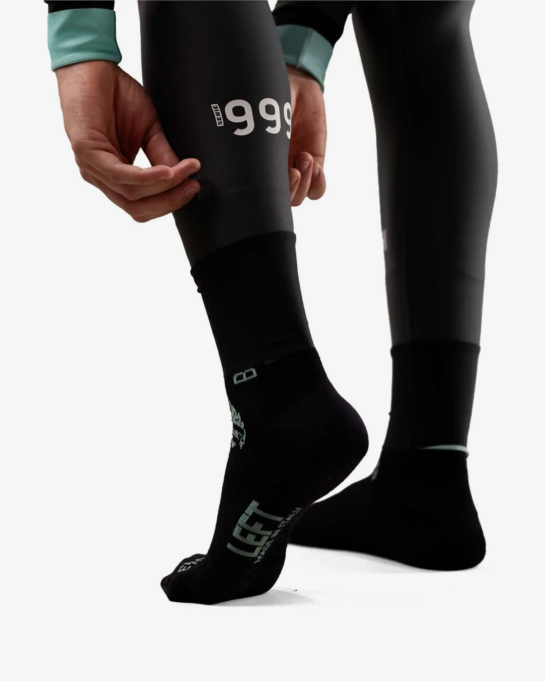 Bianchi Milano Icon 999 Thermo Bib Tights Large - Grey - Image 3