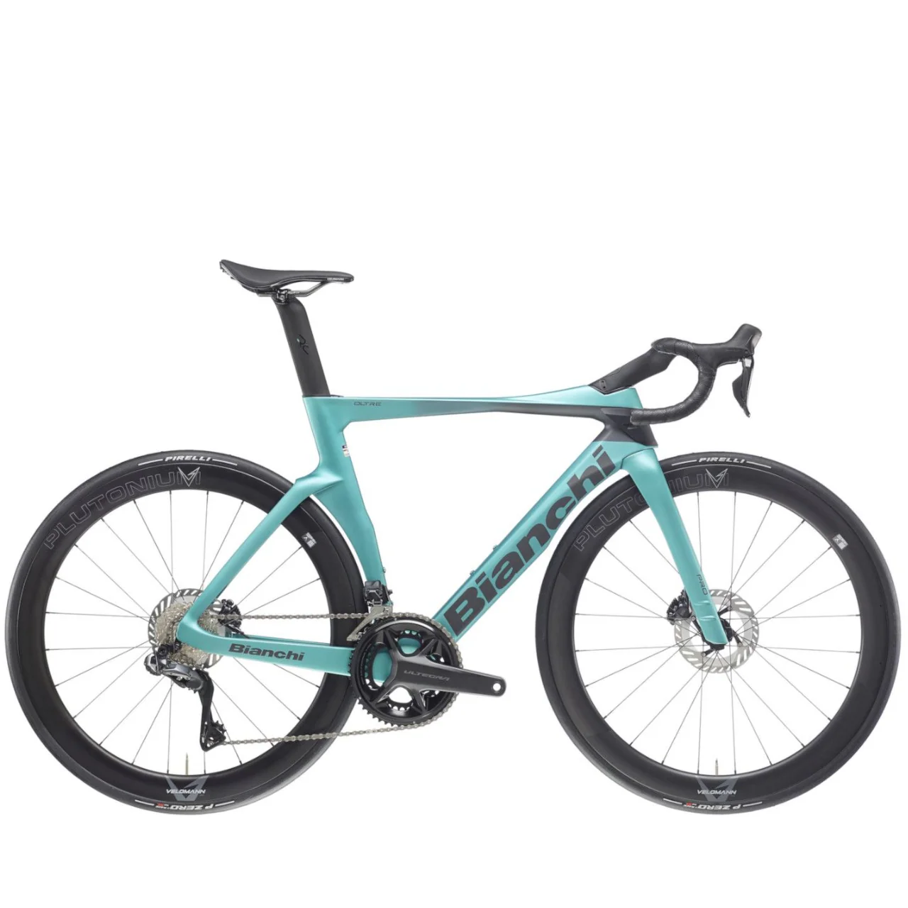 Bianchi Oltre Pro Road Bike - Ultegra Di2 4iiii Power Meter - Celeste/Graphite