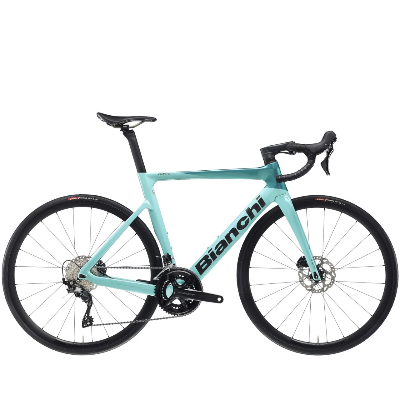 Bianchi Oltre Race Road Bike - Shimano 105 Di2- Celeste/Metallic Celeste