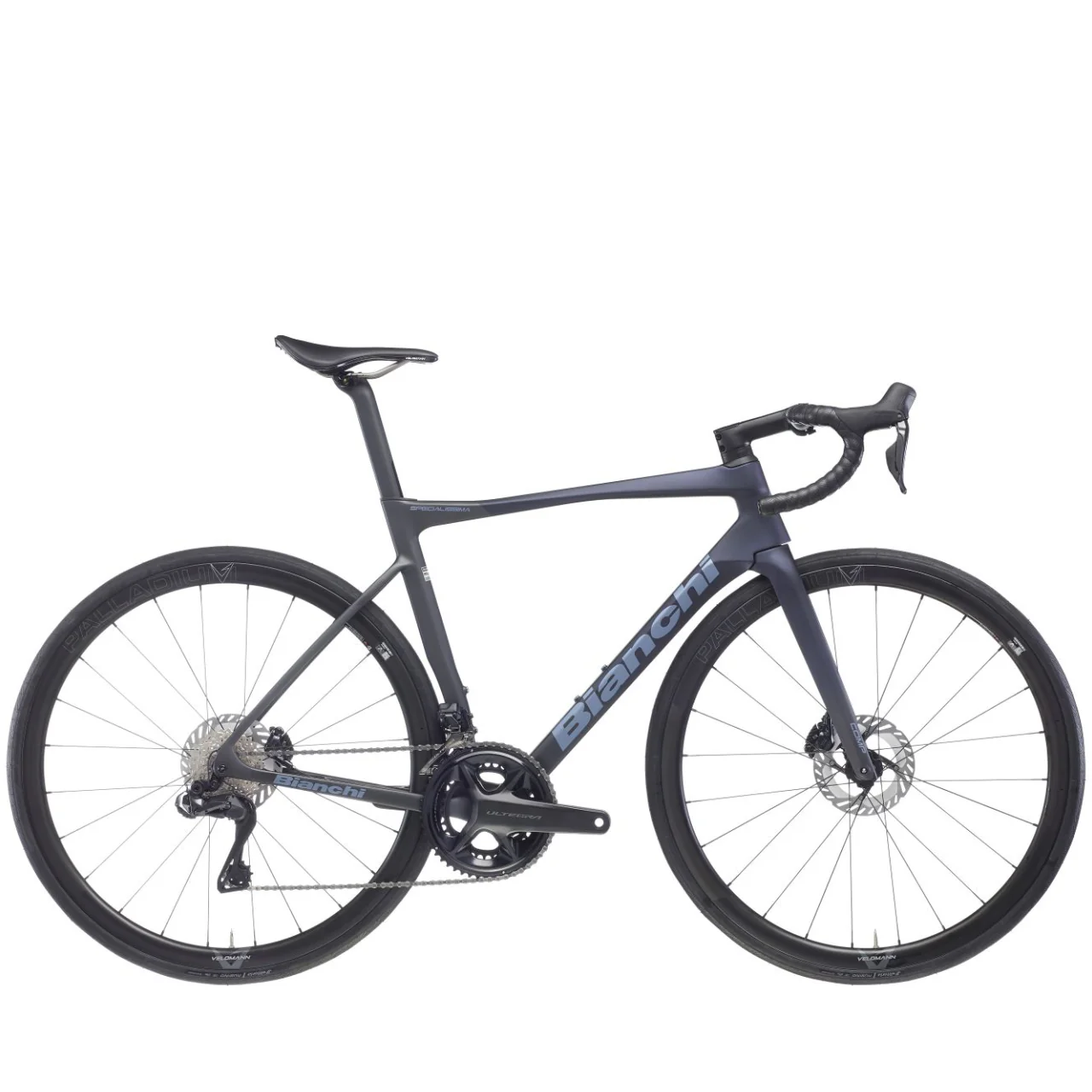 Bianchi Specialissima Comp Road Bike - Ultegra Di2 - Black/Deep Blue