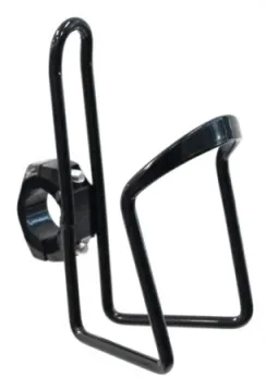 BIDON CAGE - Alloy, Handlebar Mount - Black (Fits Bars 22.2)
