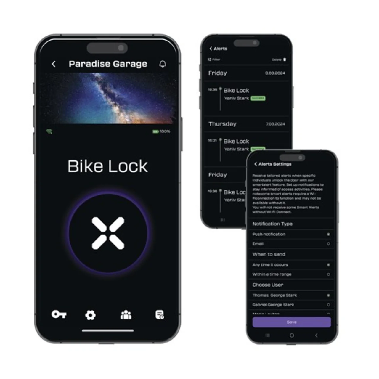 Black X Rock Solid Smart U Lock - Image 5