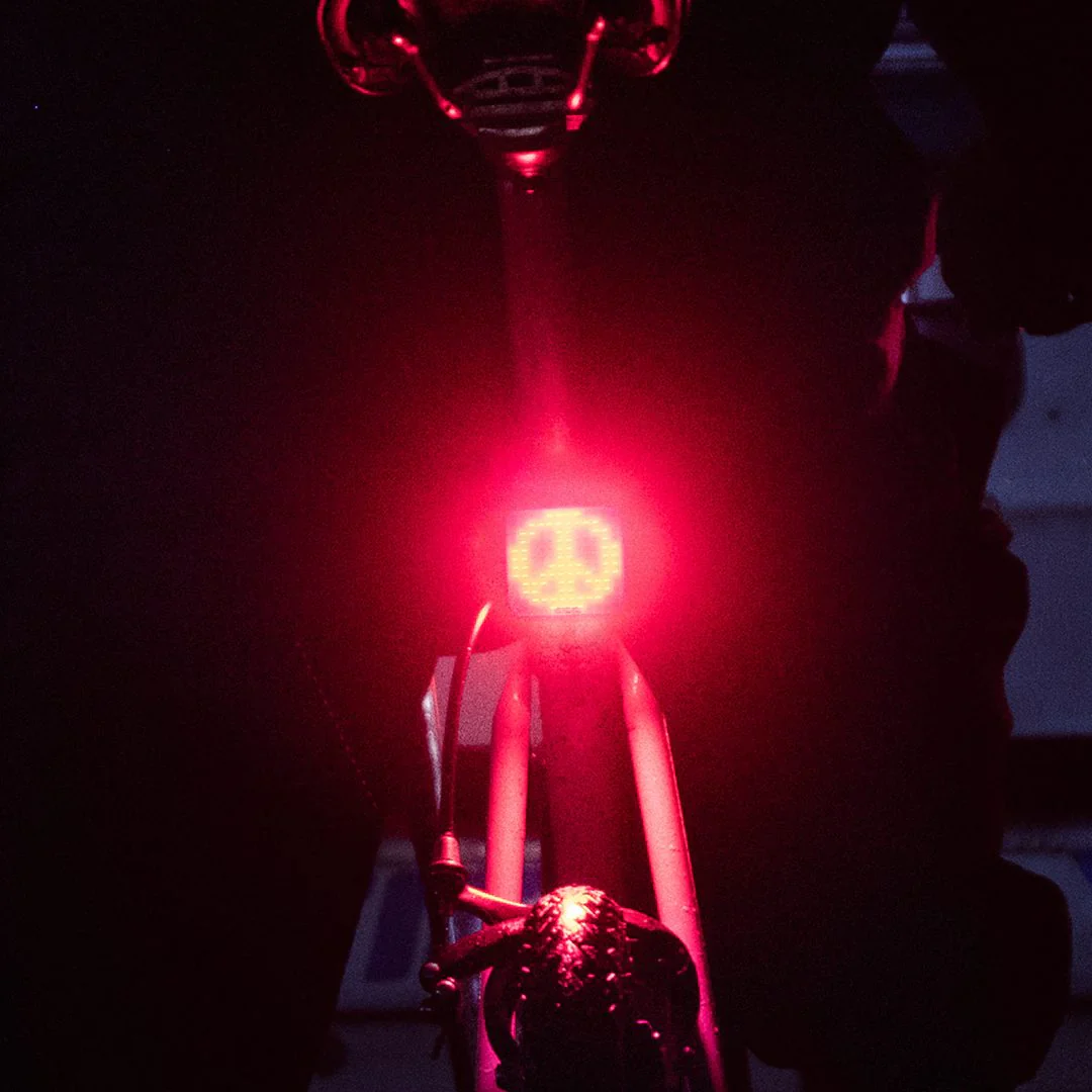 Blinder Rear Bike Light - Peace - Image 2
