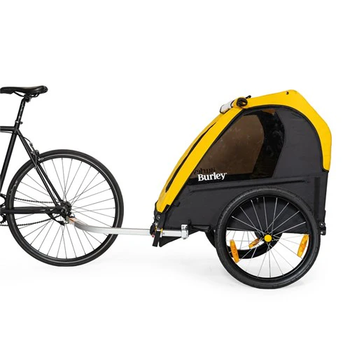 Burley Bee Double Child Trailer - Yellow - Image 4