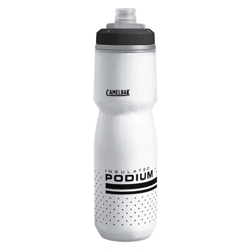 CamelBak Podium Chill 700ml Insulated Cycling Water Bottle – White / Black