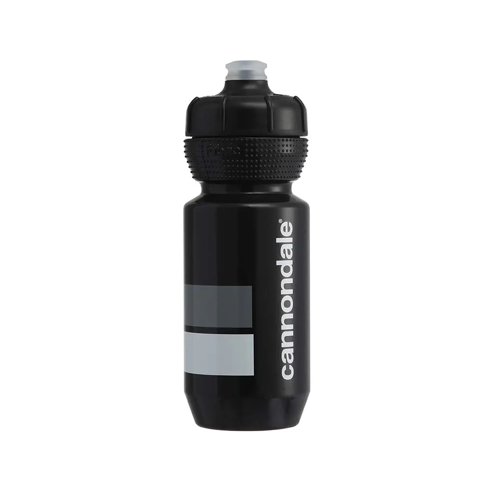 Cannondale Block Gripper Water Bottle 600ml - Black / White