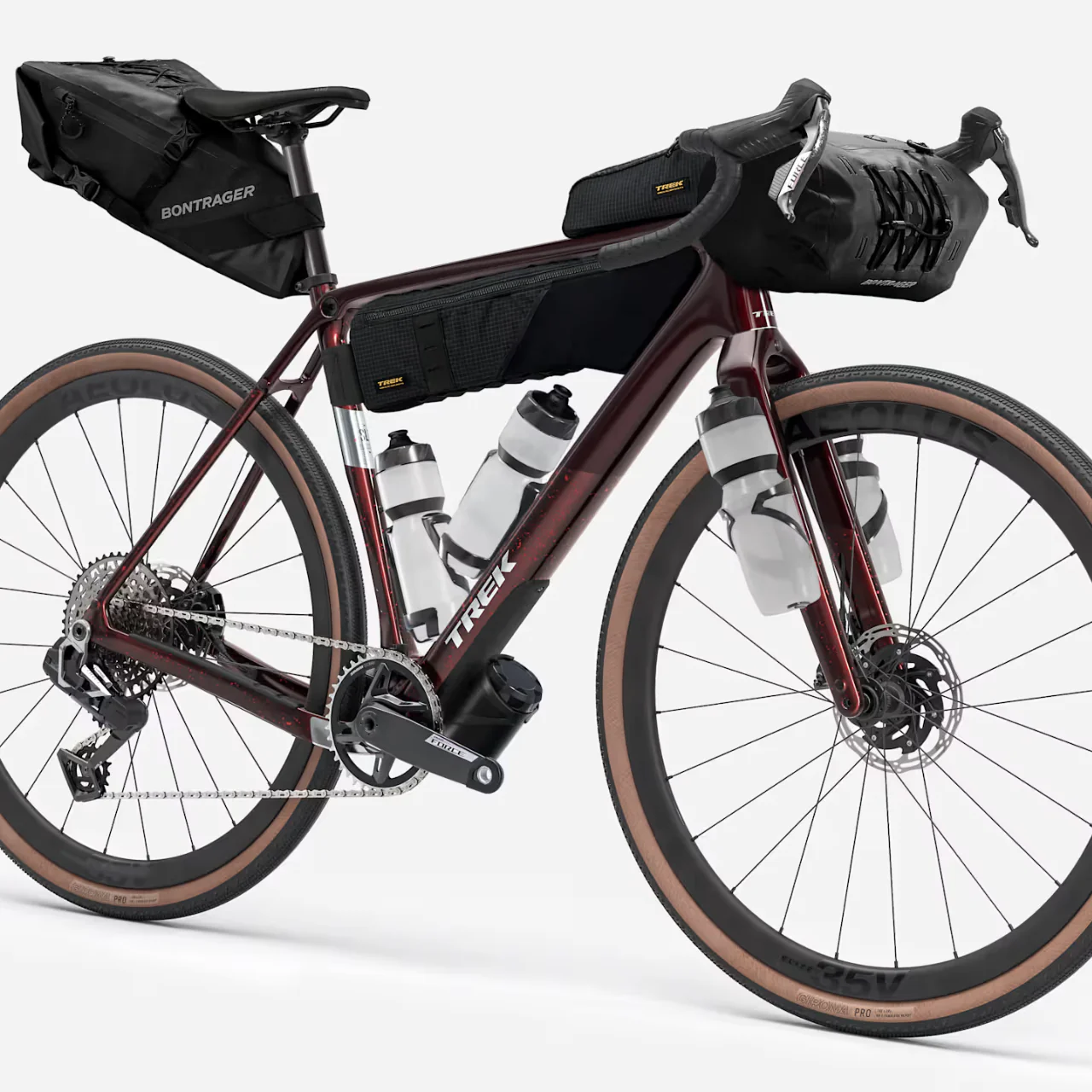 Trek Checkpoint SL 7 AXS Gen 3 - Dark Red/Carbon Red Smoke Splatter - Image 6